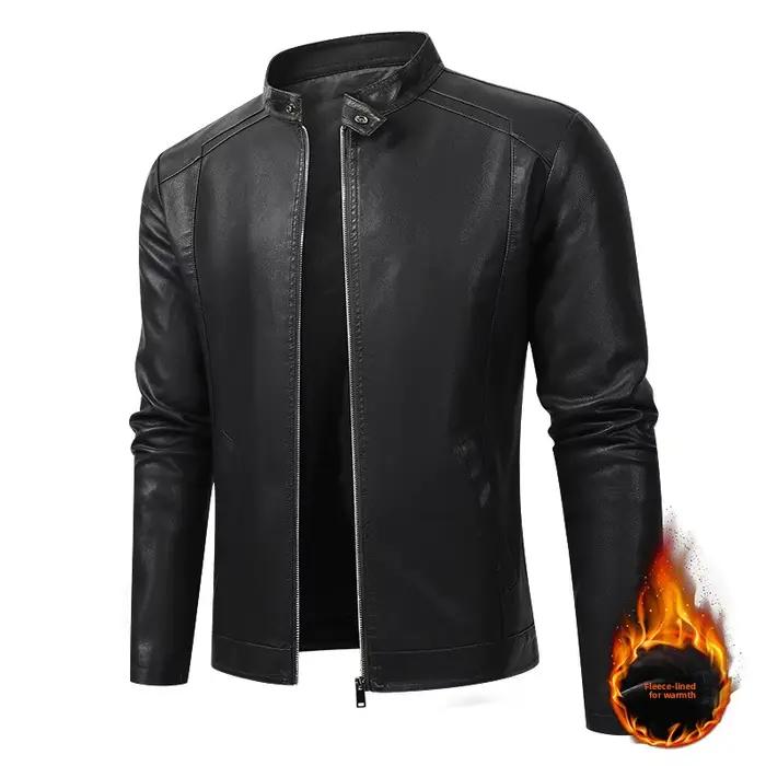 Veste en cuir pour homme