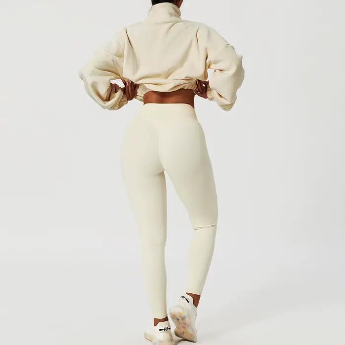 Nouvelles femmes veste polaire mode à manches longues col montant veste zippée automne hiver vêtements d'extérieur offre spéciale S-XL