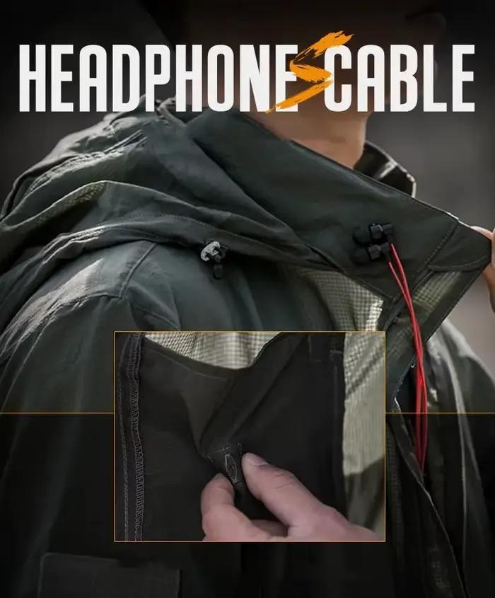 Veste imperméable respirante à séchage rapide pour hommes