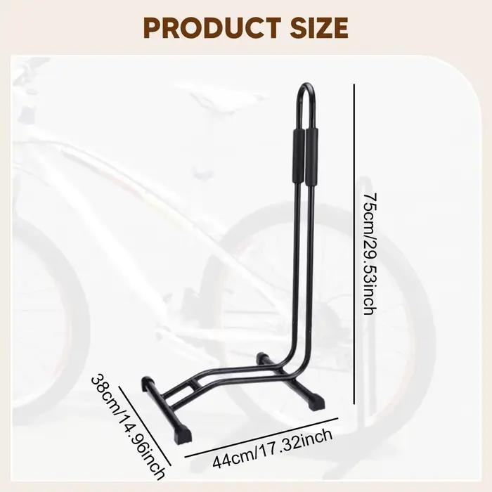 Support de sol pour vélo, accessoires de cyclisme, support de stationnement en acier, support de roue, support de vélo pour la maison, intérieur, extérieur, garage