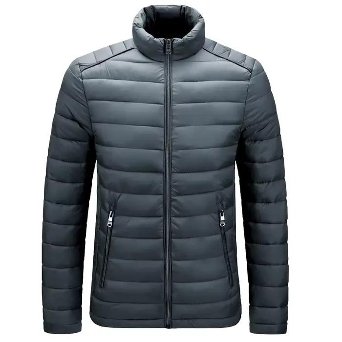 Automne hiver nouveaux hommes Parkas mode chaud col montant vestes