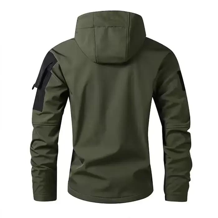 Tactique militaire hiver automne polaire Parkas Cargo vestes hommes coupe-vent randonnée Camping escalade peau de requin décontracté manteaux à capuche