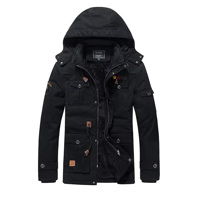 Parkas veste hommes hiver coupe-vent manteaux haute qualité mode épaissir vêtements d'extérieur