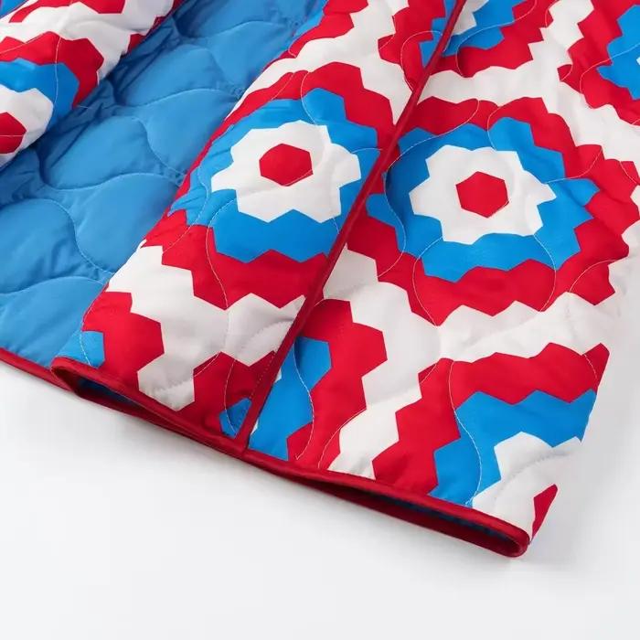 Veste en coton chaud matelassée décontractée pour femmes, imprimé moderne, usage quotidien, automne-hiver