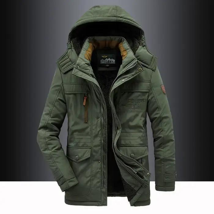 Manteau tactique au genou pour hommes