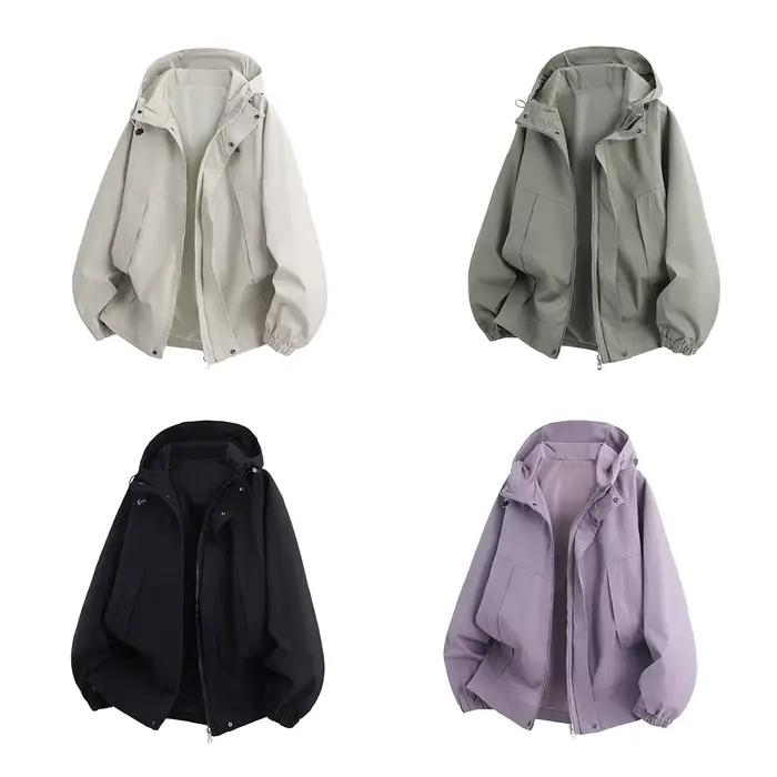 Veste de randonnée imperméable protection solaire pour hommes et femmes couleurs variées tailles unisexes pour camping escalade et randonnées printemps été