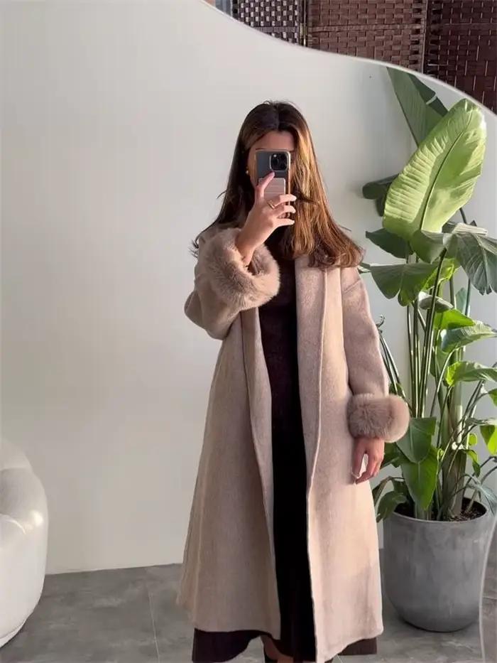 Manteau Teddy surdimensionné pour femme