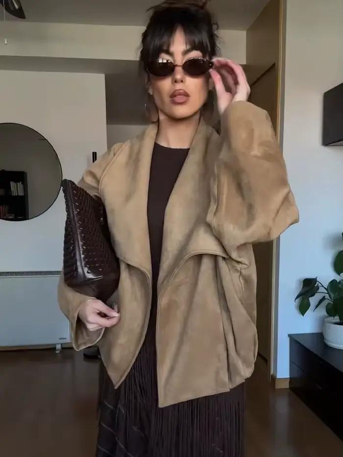 HH Veste Courte Femme Style Urbain