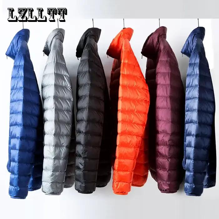 Doudoune coupe-vent imperm\u00e9able homme 90% duvet de canard blanc pour printemps automne hiver toutes saisons occasions quotidiennes vestes décontractées