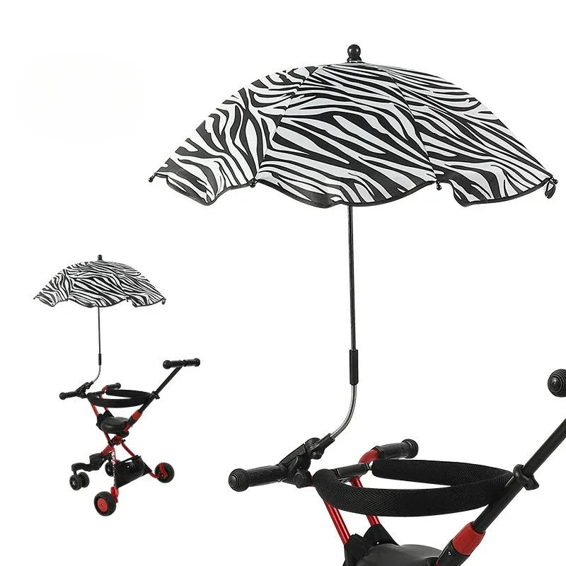 Parasol universel pour poussette de bébé, protection UV, parasol pour poussette 360 °   Parasol régl
