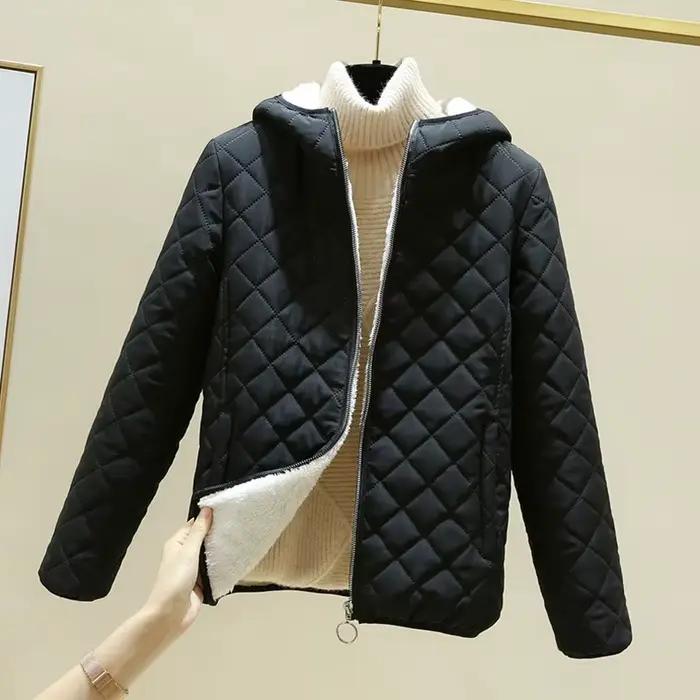 Femmes veste noir 2023 nouveau hiver femme coréenne polaire coton Outcoat rembourré veste femmes man