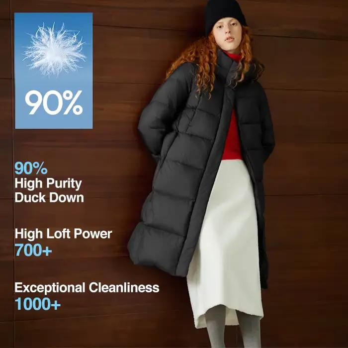 Doudoune longue pour femme Semir, 90% duvet de canard, imperméable, anti-taches, nouvelle collection