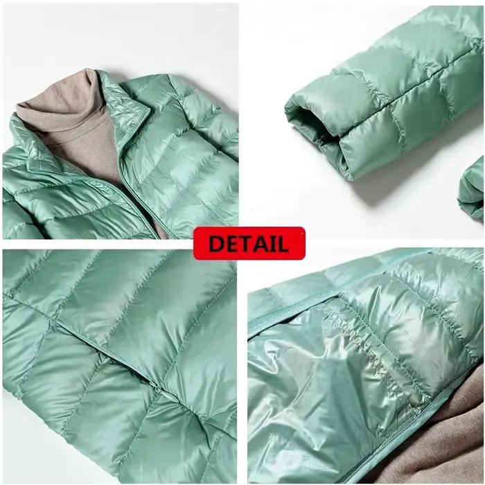 15 couleurs femme coupe ajustée courte Portable coupe-vent doudoune nouvelles femmes automne hiver e