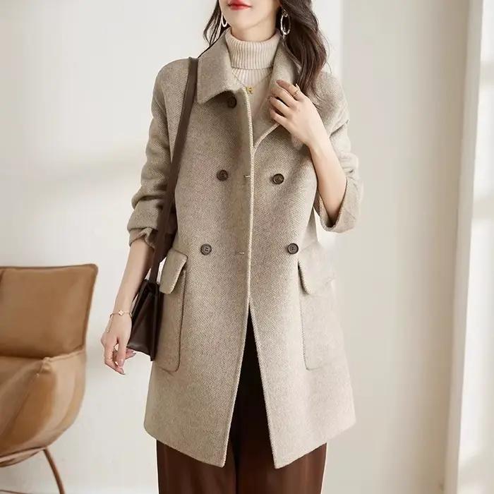 Manteau en coton épais grande taille pour femme, nouvelle collection automne-hiver 2025, style aminc
