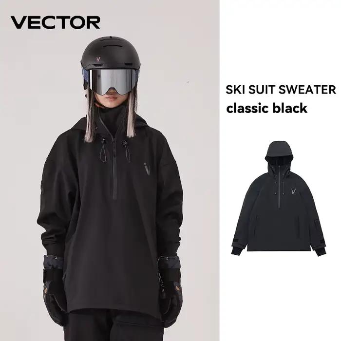 Veste de Ski de couleur unie pour hommes et femmes, pantalon de Ski chaud, coupe-vent, salopette d'h