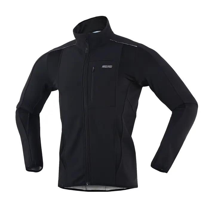 ARSUXEO hommes hiver veste de cyclisme thermique polaire Softshell coupe-vent imperméable respirant