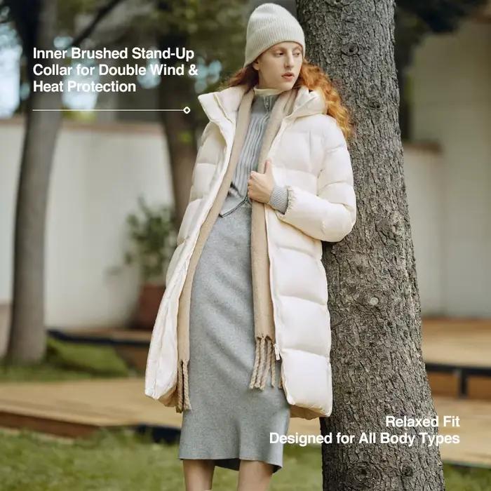 Doudoune longue pour femme Semir, 90% duvet de canard, imperméable, anti-taches, nouvelle collection