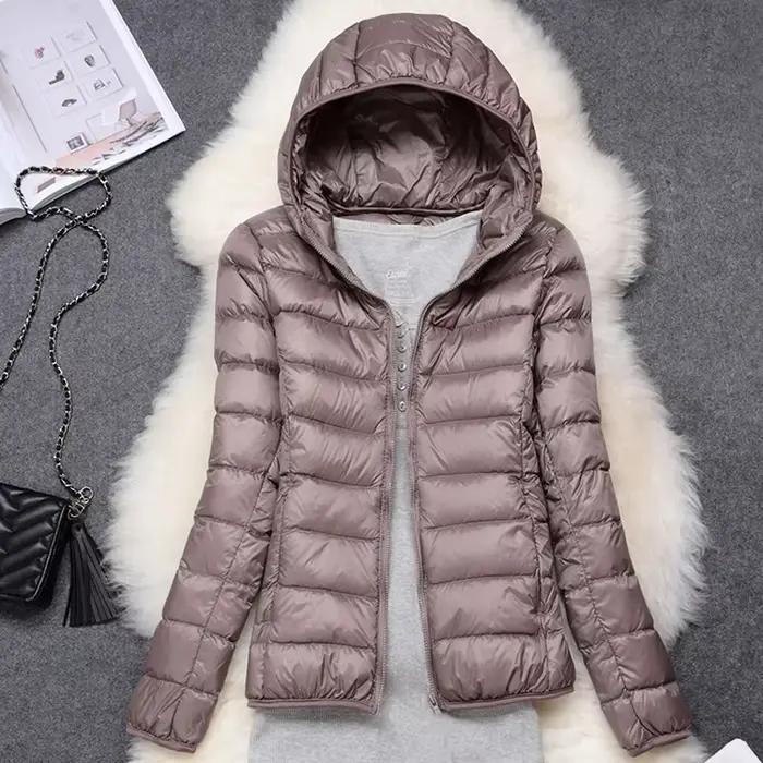 Femmes doudoune 15 couleurs grande taille 5XL 6XL 7XL 2025 nouveau printemps automne femme Ultra lég