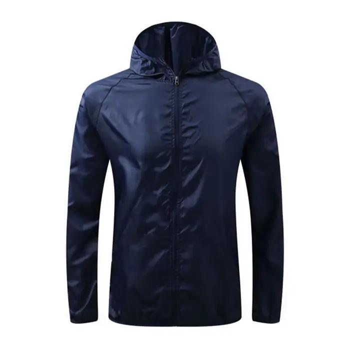 Veste de randonnée imperméable à manches longues pour hommes et femmes, coupe-vent, manteau anti UV,