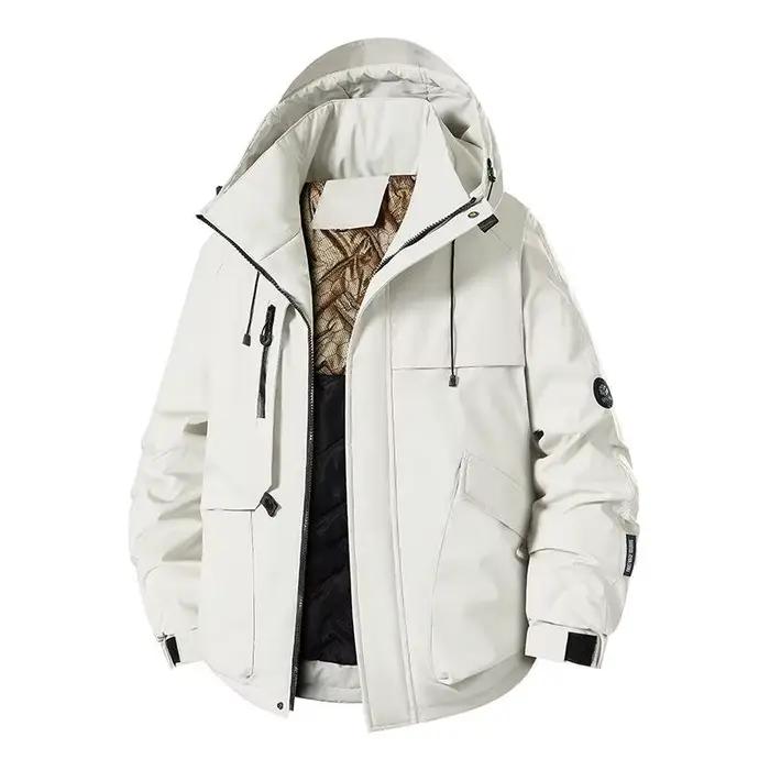 Veste de sport de plein air en coton, chaude et unisexe, imperméable, coupe-vent, pour randonnée et