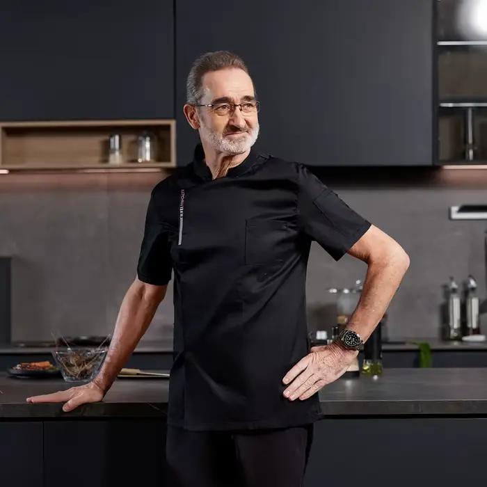 Chemise de Chef pour hommes, uniformes de cuisinier de Restaurant, veste de cuisine respirante, hôte