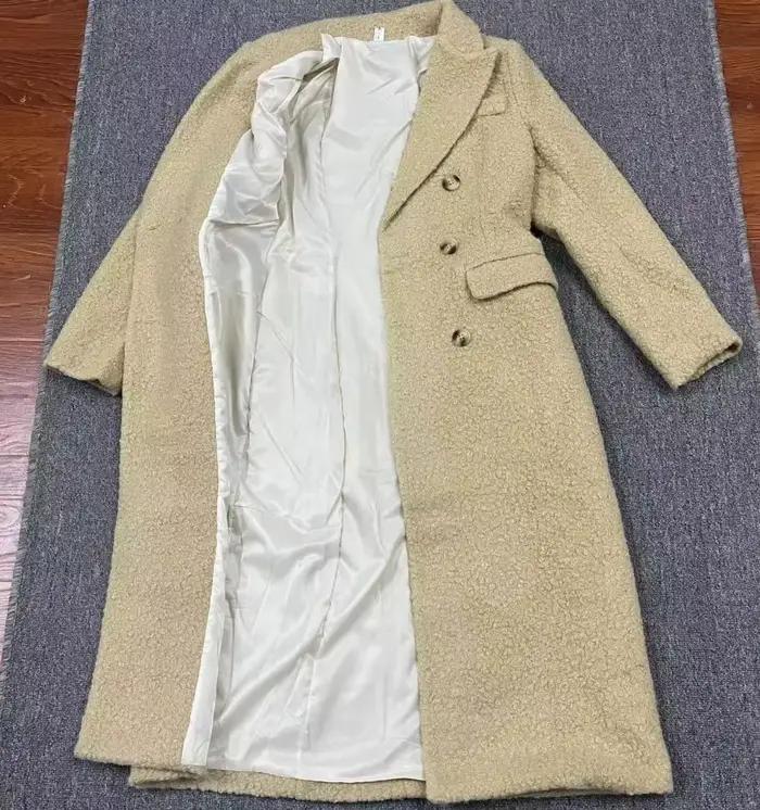GkyocQ – manteau de luxe léger pour femme, petit parfum, couleur claire, Long matelassé, Tweed, élég