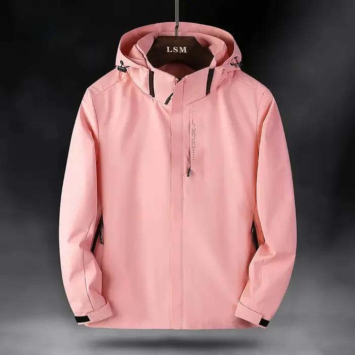 Veste imperméable et coupe-vent pour hommes, veste décontractée pour Sports de plein air, matériau e