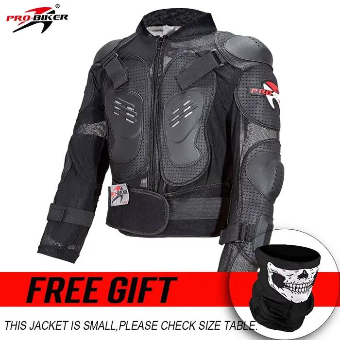 Veste de moto tout-terrain PRO-BIKER, veste d'armure MTB, armure intégrale, équipement de protection