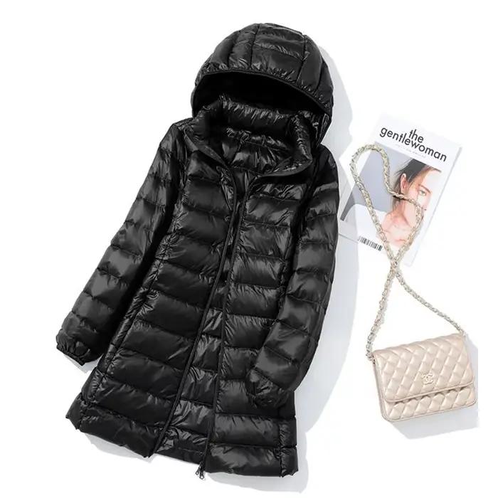 SEDUTMO – doudoune longue pour femme, manteau d'hiver, Parka Ultra légère, fine, bouffante, Slim, dé