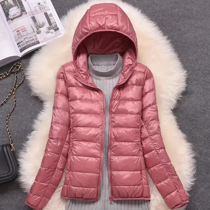 Femmes doudoune 15 couleurs grande taille 5XL 6XL 7XL 2025 nouveau printemps automne femme Ultra lég