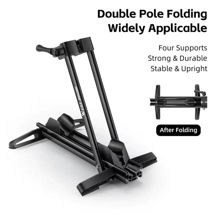 WEST BIKING – support de stationnement de vélo Double pôle, support de rangement de vélo d'intérieur