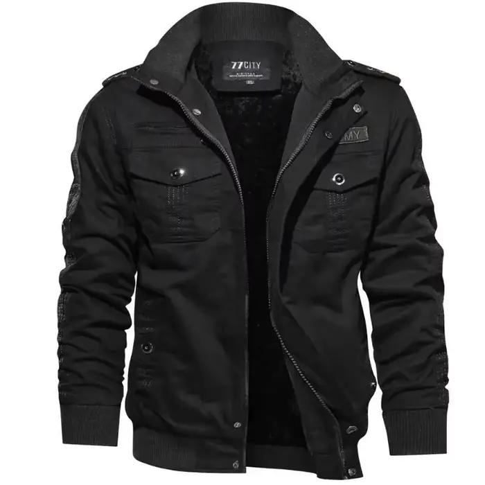 Doudounes cargo multi-poches pour hommes, Doudounes, Doudounes, Noir, Haute qualité, Chaud, Homme, C