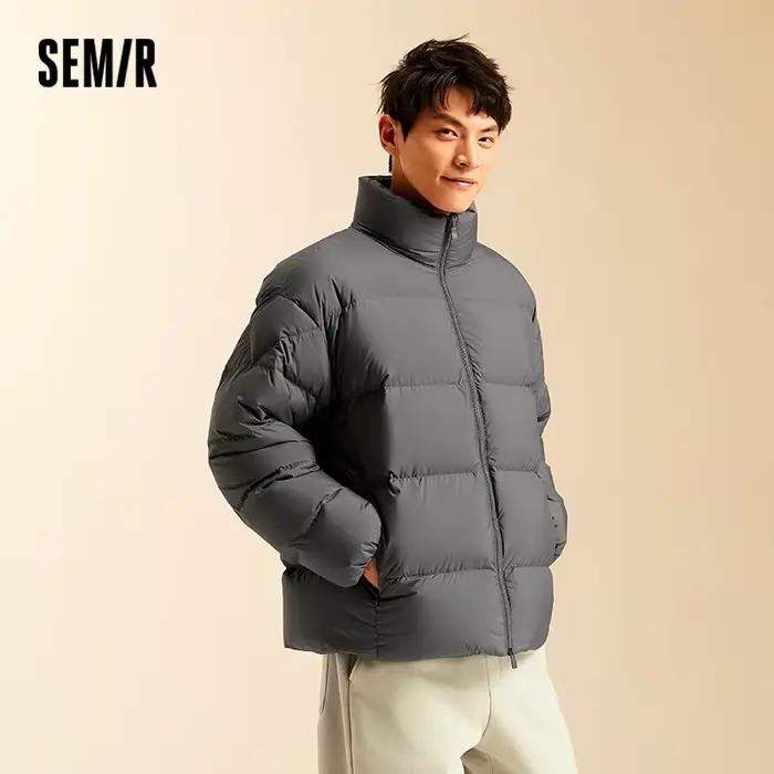 Semir doudoune hommes hiver trois résistant au vent imperméable résistant aux taches épais col monta