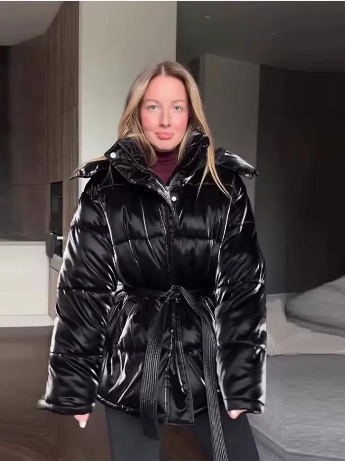 Doudoune brillante et élégante pour femme