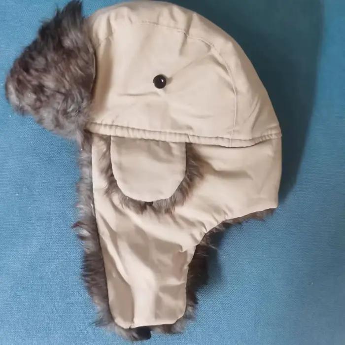Homme hiver trappeur aviateur trooper oreillette chaud russe imperméable Ski chapeau Bomber casquette russe chaud oreille protecteurs chapeaux