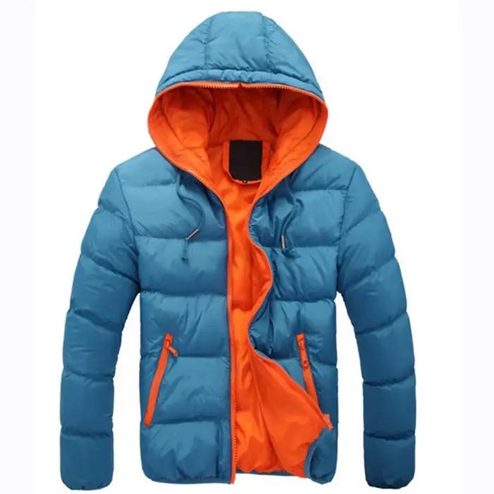 Veste chaude à capuche pour hommes