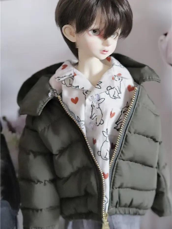 Doudoune chaude pour BJD, manteau à capuche, vêtements UnmunButter, 1/4, 1/3, SD17, CMB304