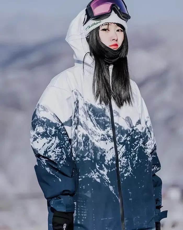 HN SNOW-Veste de Ski à Capuche pour Homme et Femme