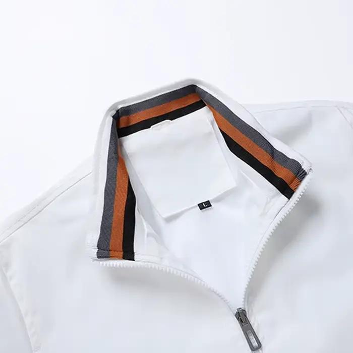 Printemps et automne hommes veste décontracté à manches longues costume col montant vestes sport coupe-vent manteau pour Volvo Xc60 Xc90 V40 V60