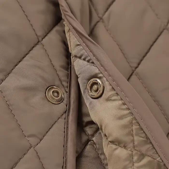 Veste matelassée de couleur unie pour femme