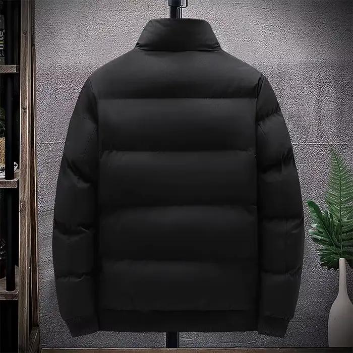 Doudoune Parker Rindu pour Hommes, Épaisse, Chaude, Imperméable, Coupe Décontractée, Idéale pour l'Hiver et les Jours Froids