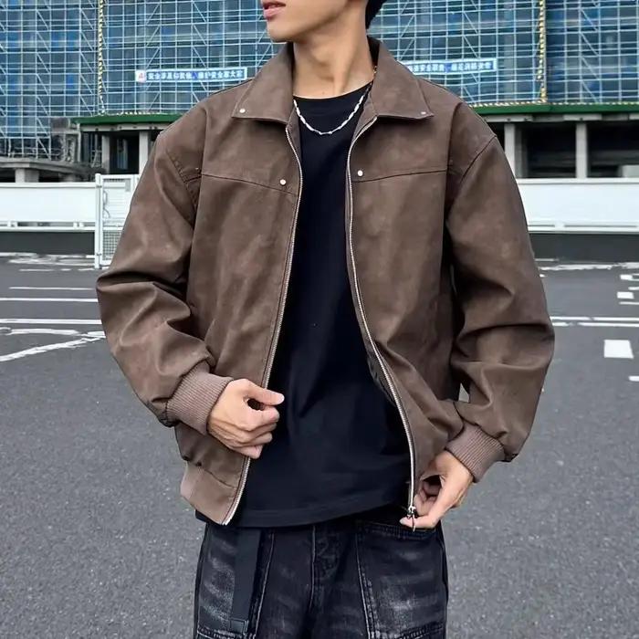 Veste à rivets Vintage américaine pour hommes