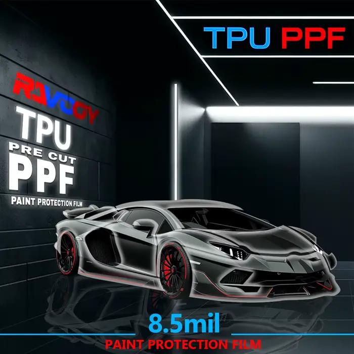 Kit PPF avant prédécoupé noir mat brillant, Film de Protection de peinture pour Ferrari Portofino 2018 – 2020