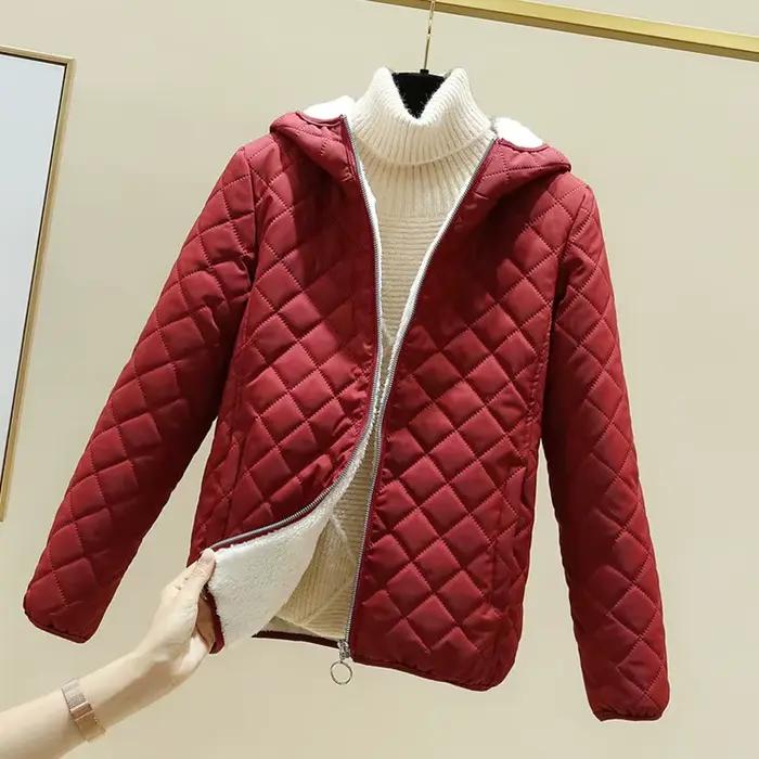 Femmes veste noir 2023 nouveau hiver femme coréenne polaire coton Outcoat rembourré
