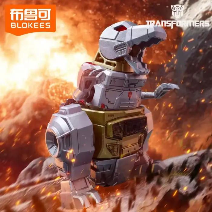 BLOKEES Les Transformers Building Block Star Edition 4ème Mini Figurine à Assembler Modèle de Jouet Ornements de Bureau Cadeaux de Noël Anime