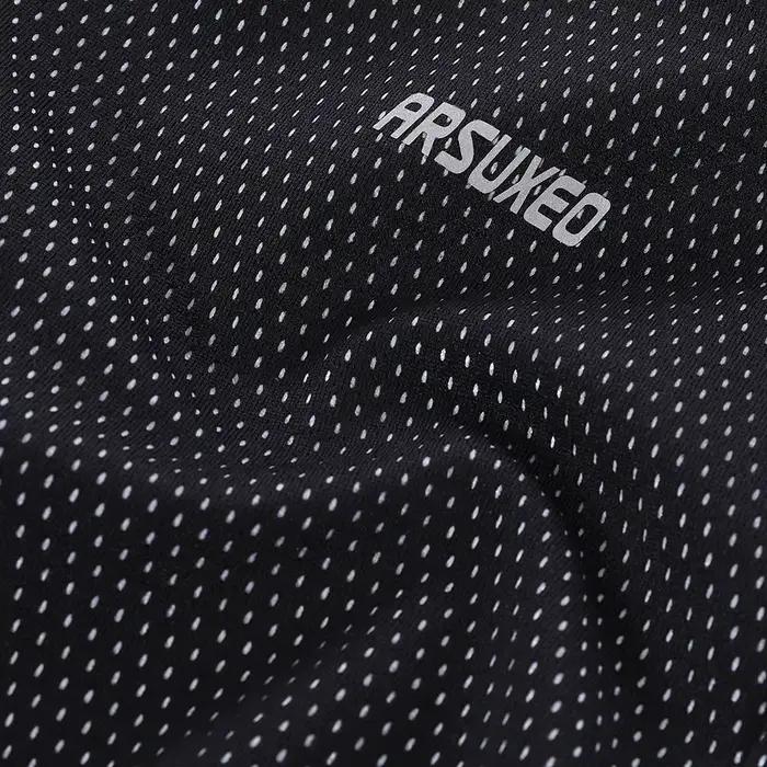 ARSUXEO hommes chaud thermique cyclisme veste ensemble coupe-vent imperméable vélo