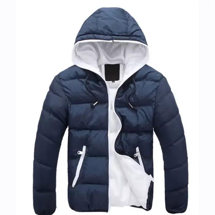 Veste chaude à capuche pour hommes