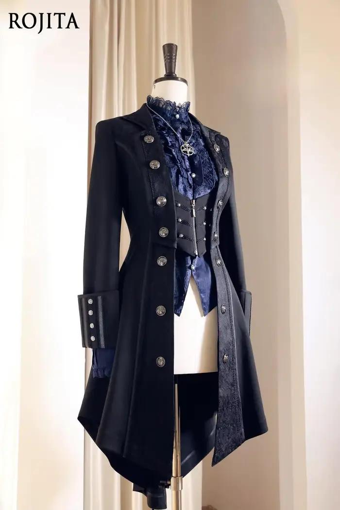 Trench-Coat Long en forme d'aile de chauve-souris pour femme