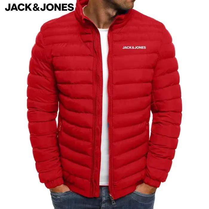 Jack Jones est achetant de nouvelles vestes épaisses chaudes et décontractées pour hommes et doudounes en coton
