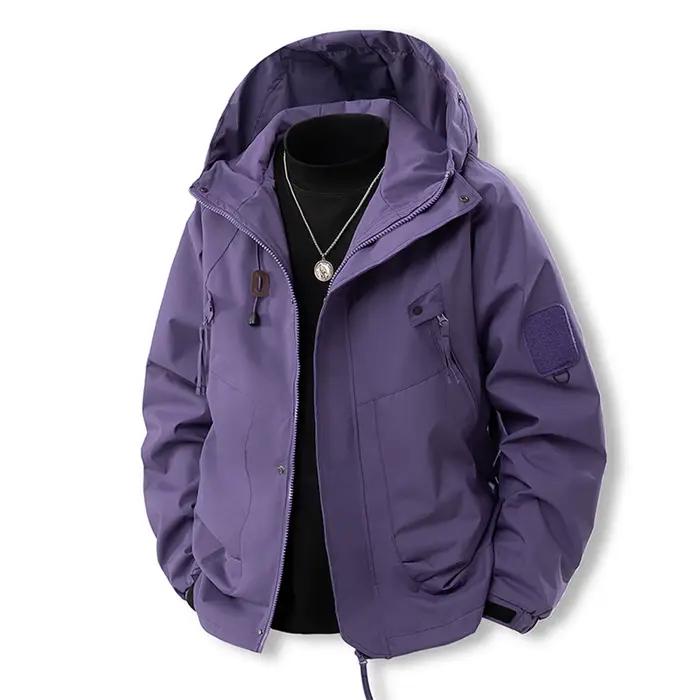 2025 automne veste à capuche femmes mode en plein air coupe-vent décontracté imperméable randonnée